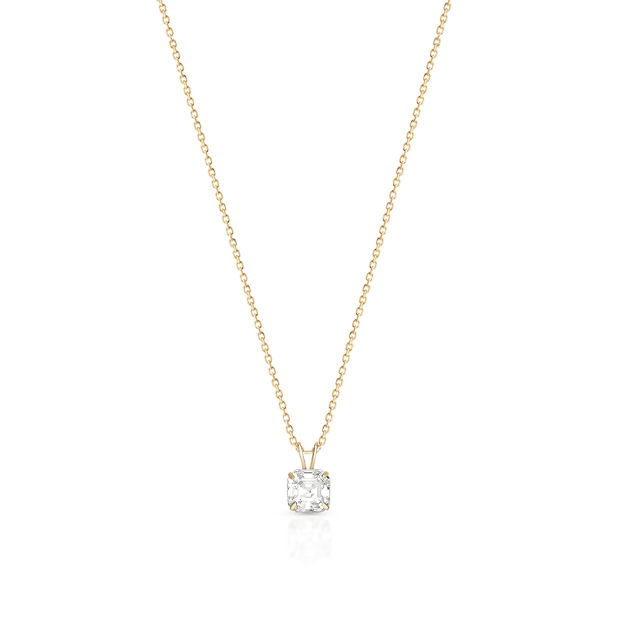 W.KRUK Wisiorek złoty z cyrkonią