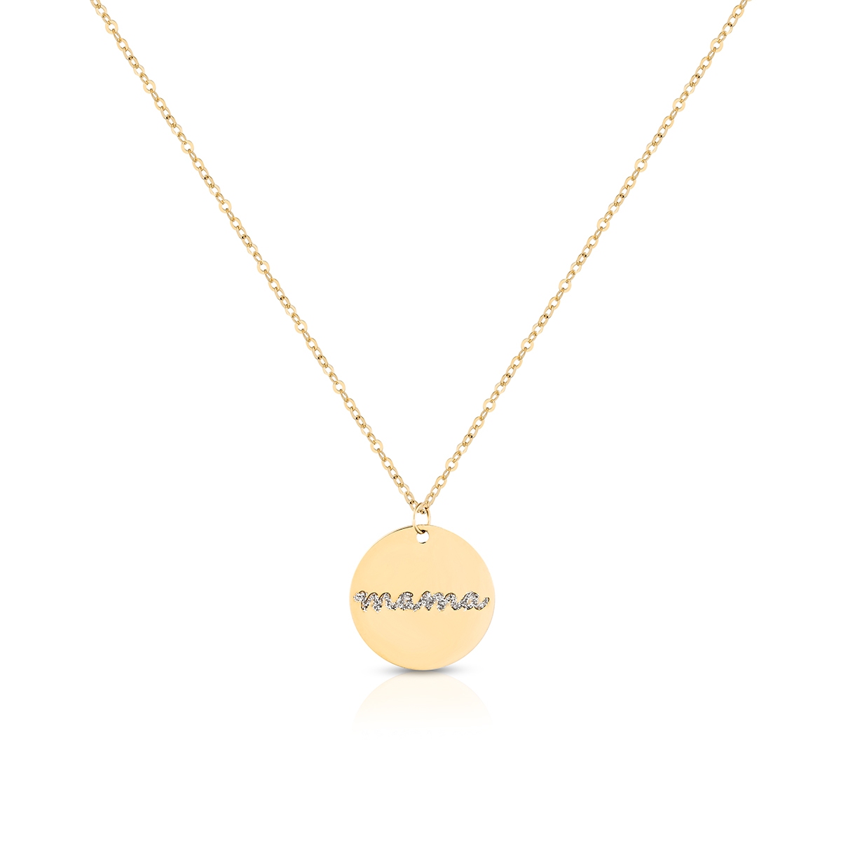 W.KRUK Naszyjnik złoty dla Mamy