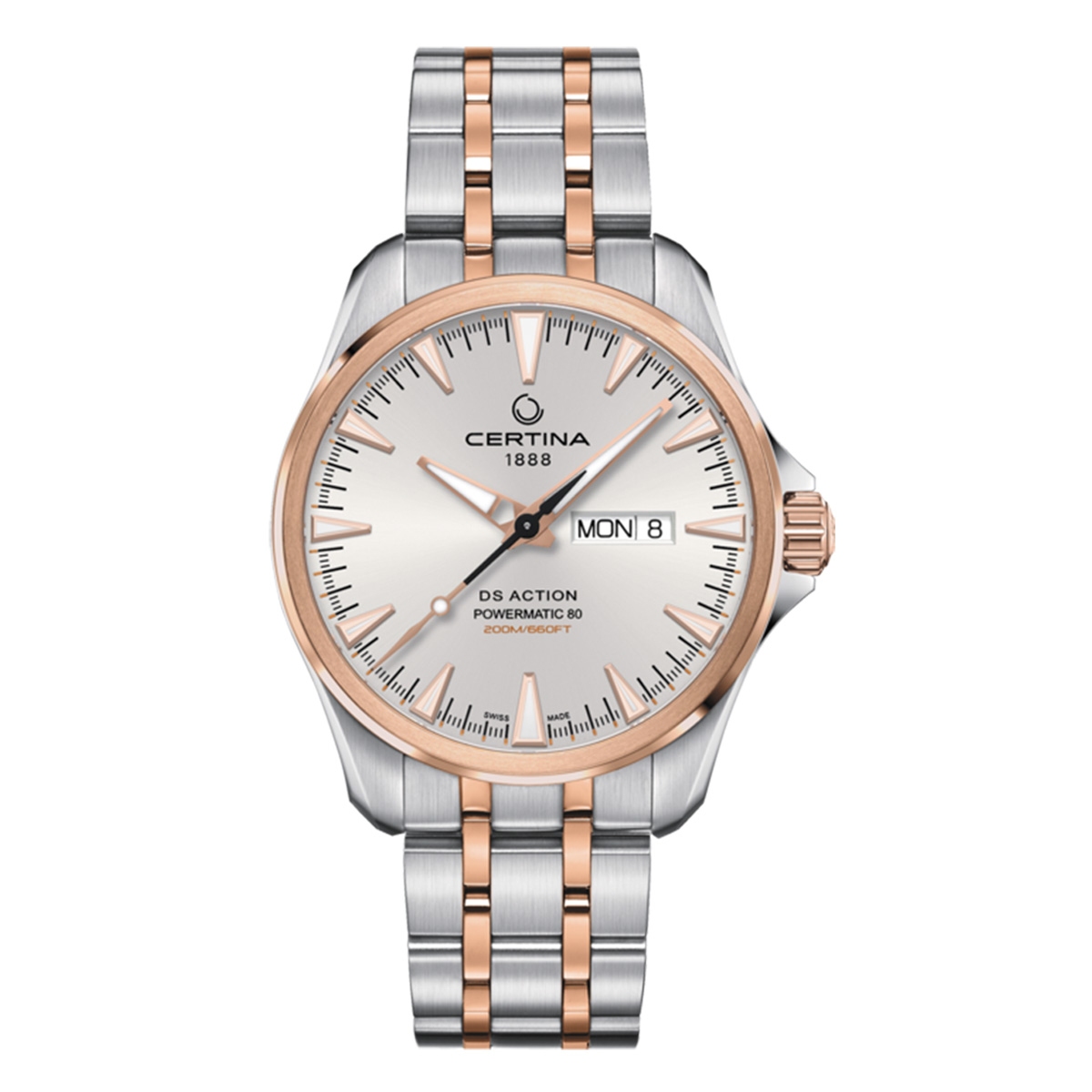 W.KRUK ZEGAREK CERTINA DS Action Day Date Powermatic 80