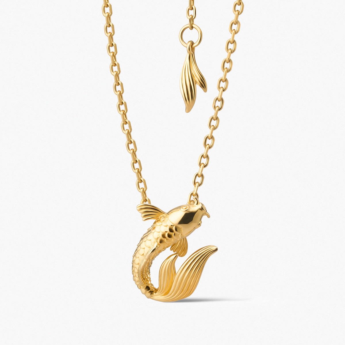 W.KRUK Naszyjnik srebrny KOI