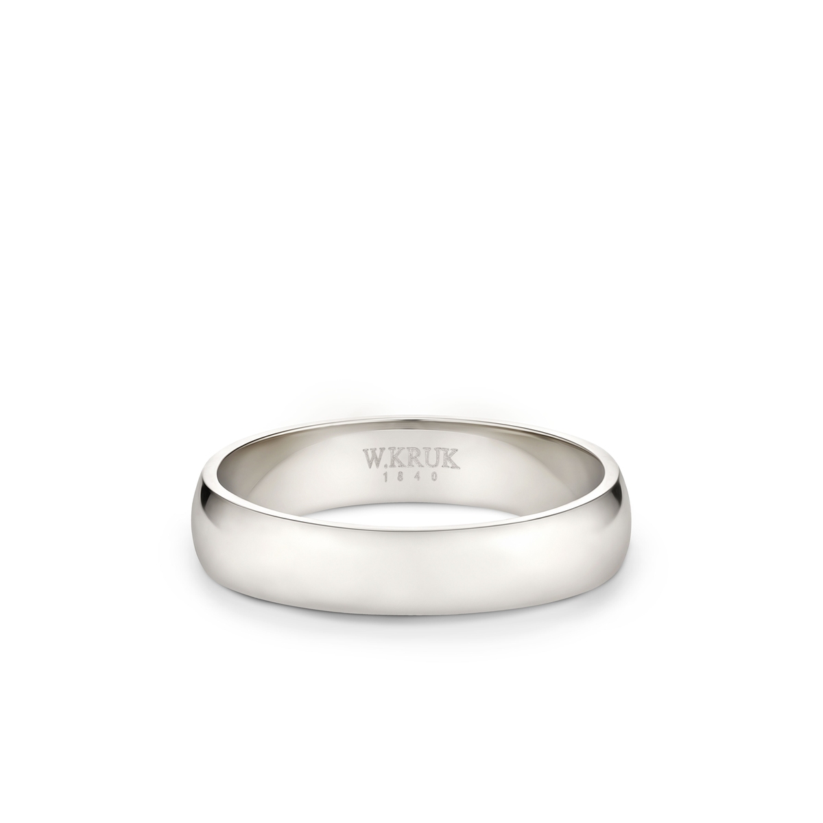 W.KRUK Obrączka platynowa SPLENDARE