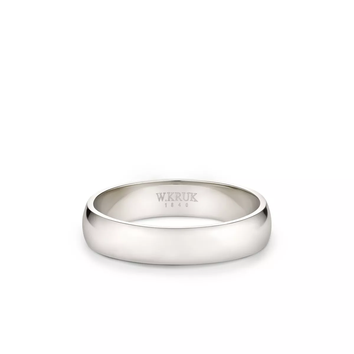 W.KRUK Obrączka platynowa SPLENDARE