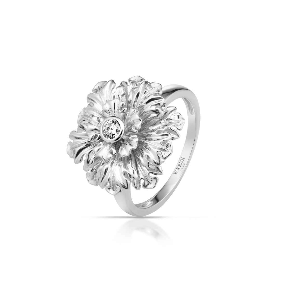 W.KRUK Pierścionek srebrny Baśniowa