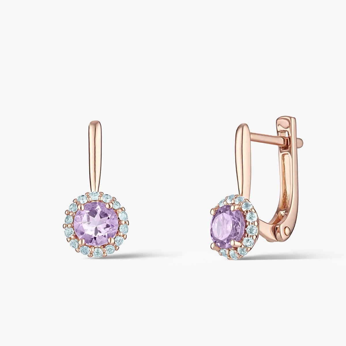 W.KRUK Kolczyki złote Maria Antonina