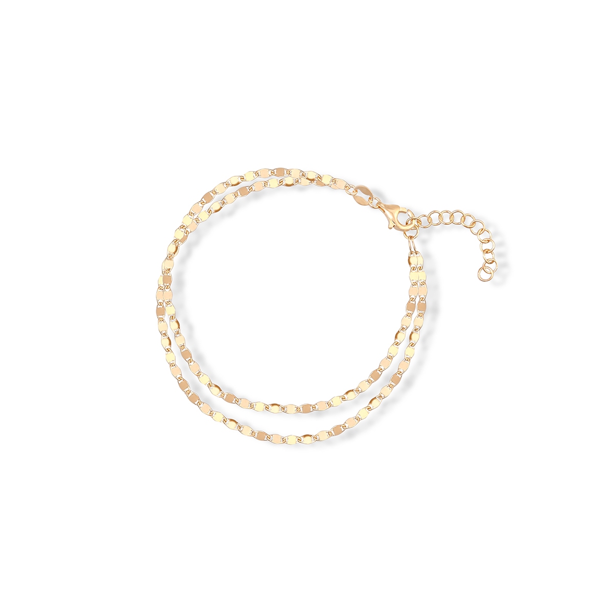 W.KRUK Bransoleta srebrna pozłacana