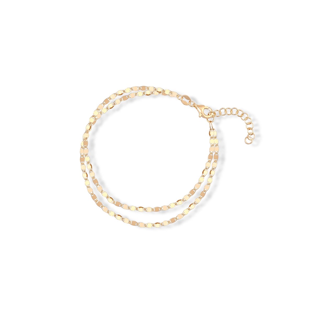 W.KRUK Bransoleta srebrna pozłacana