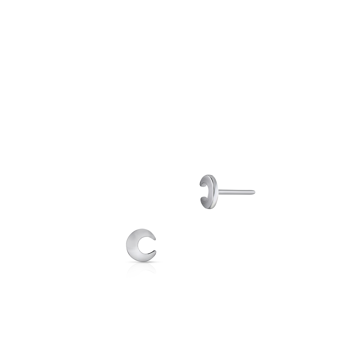 W.KRUK - Kolczyki srebrne geometryczne