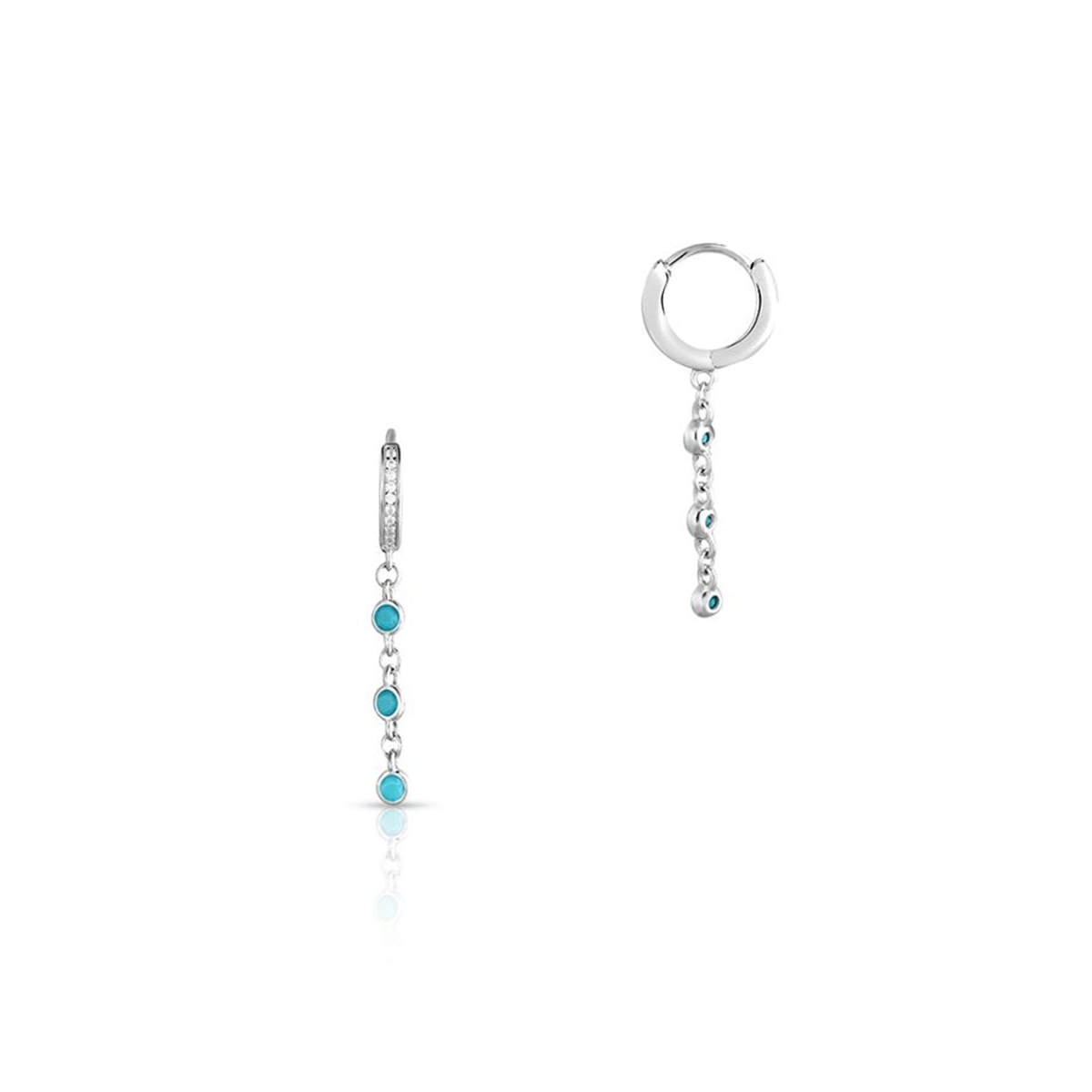 W.KRUK Kolczyki srebrne Laguna