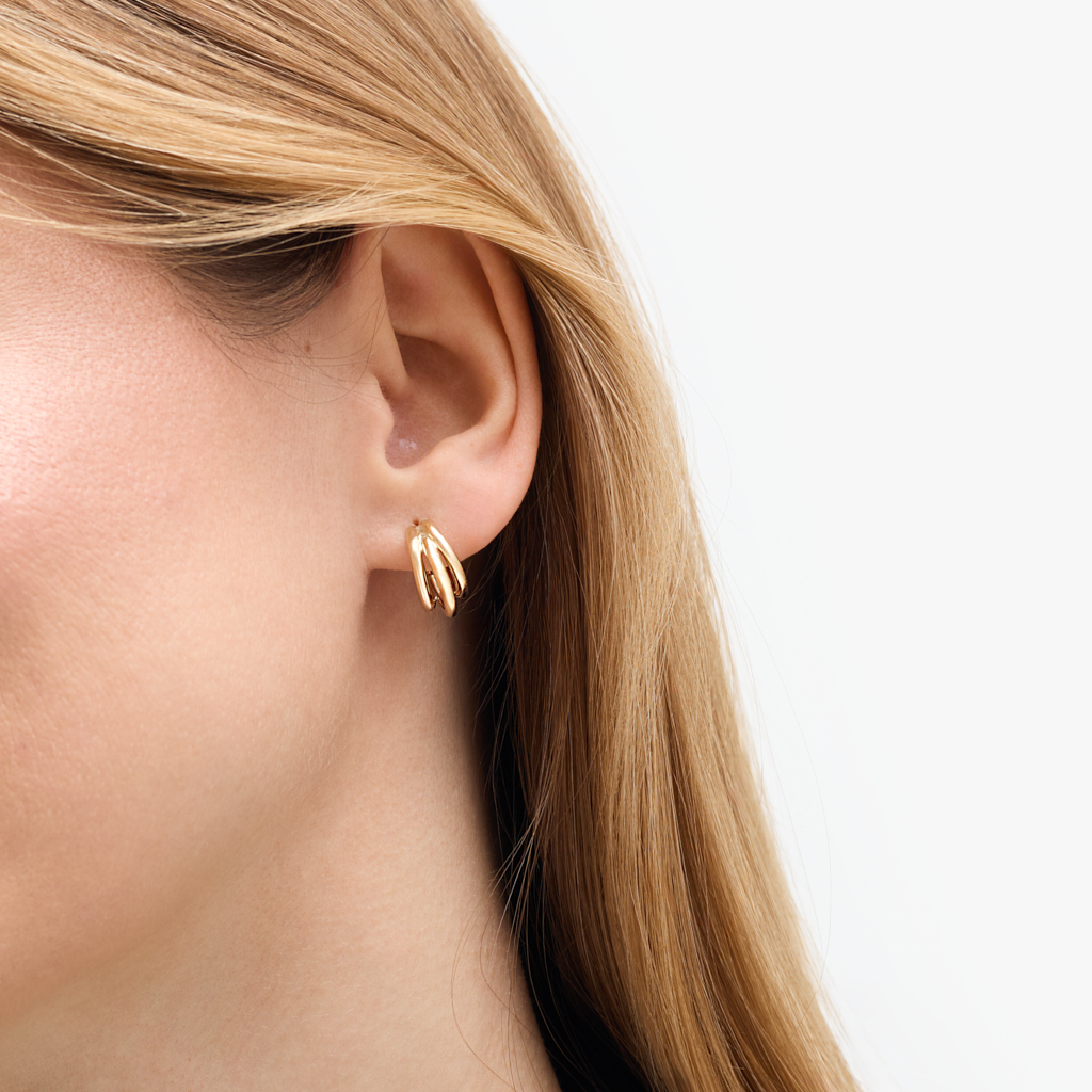 W.KRUK - Kolczyki złote