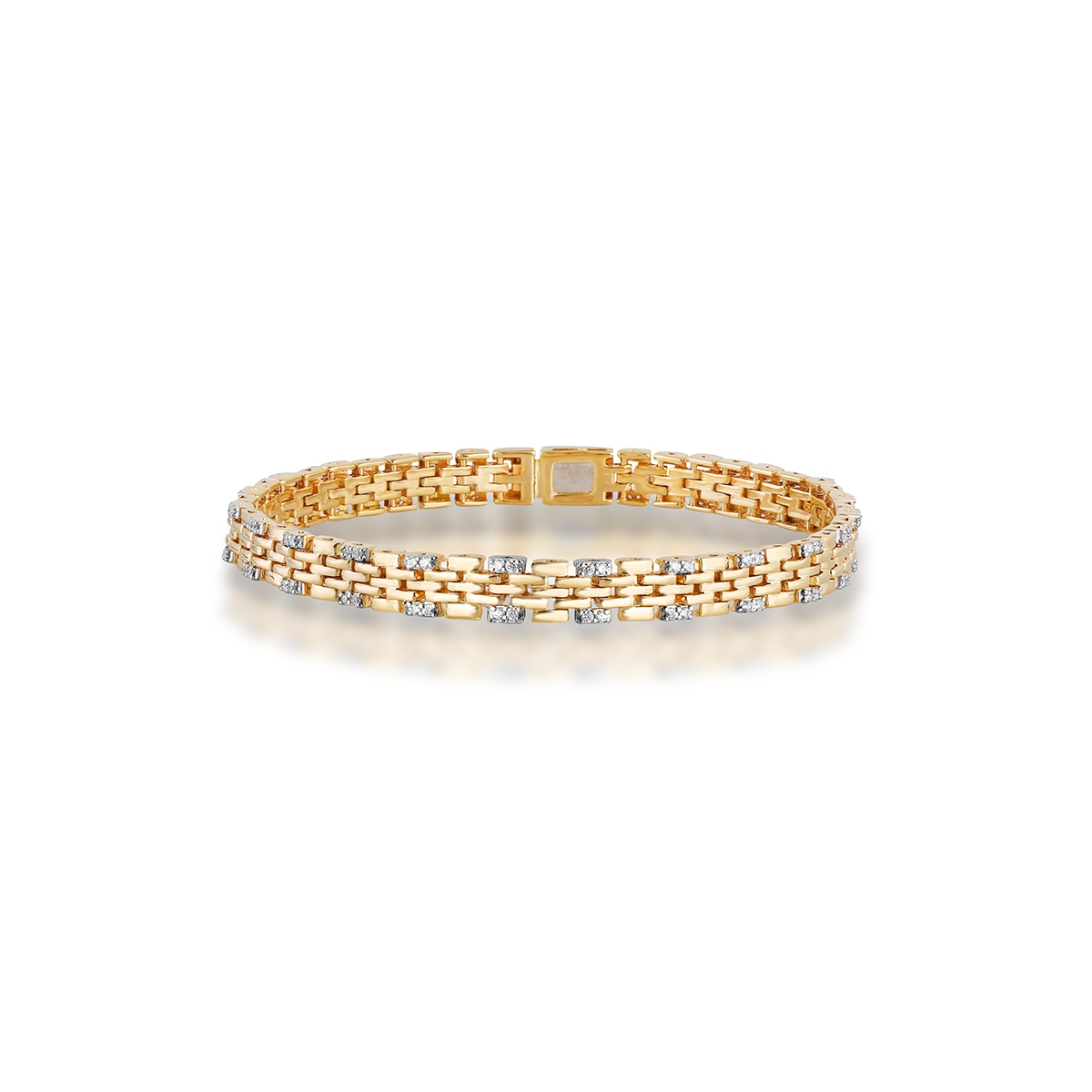 W.KRUK Bransoleta złota z brylantami