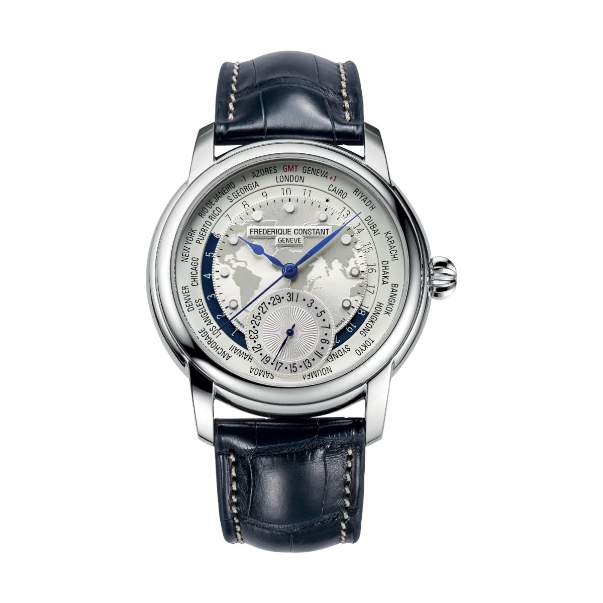 W.KRUK ZEGAREK FREDERIQUE CONSTANT MANUFACTURE CLASSIC WORLDTIMER