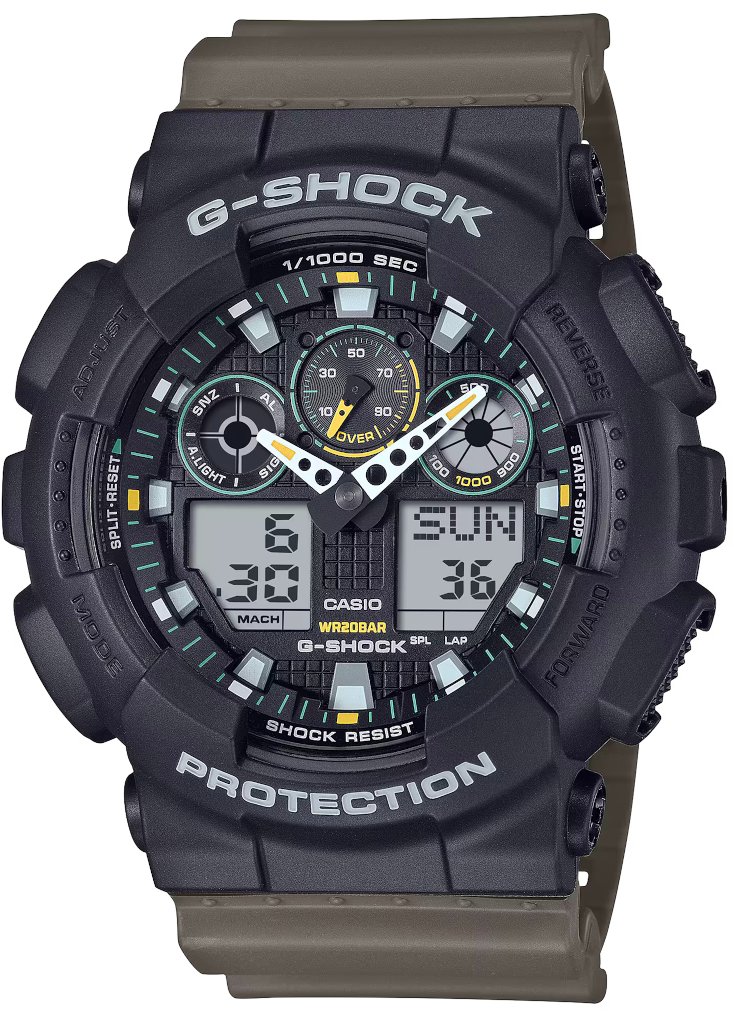 Zegarek Męski G-SHOCK Two Tone Utility Color Original GA-100TU-1A3ER