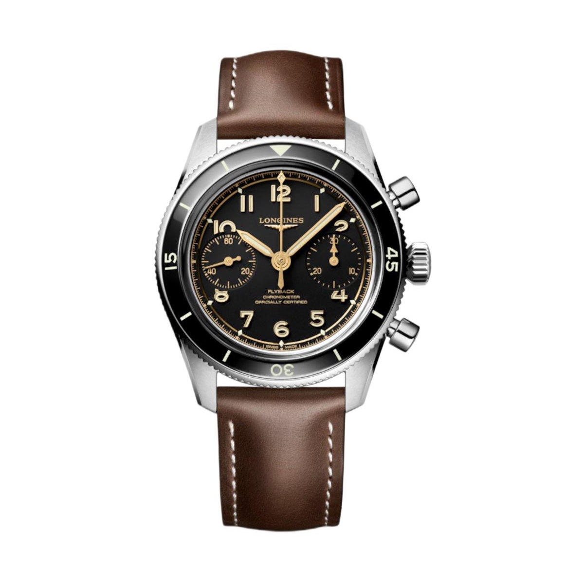 W.KRUK LONGINES SPIRIT PILOT FLYBACK