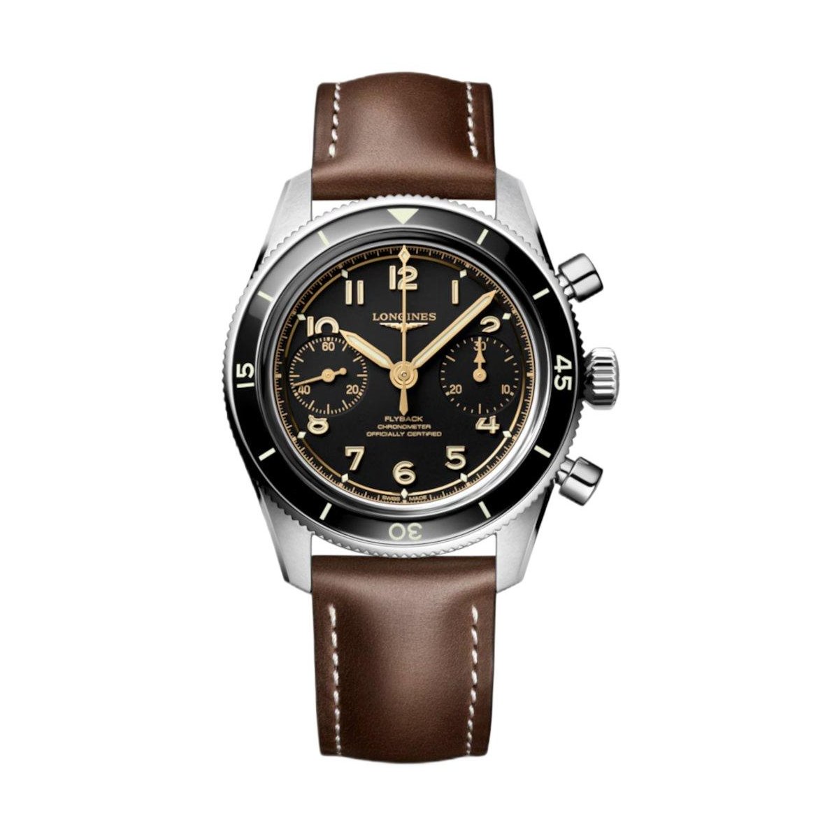 W.KRUK LONGINES SPIRIT PILOT FLYBACK