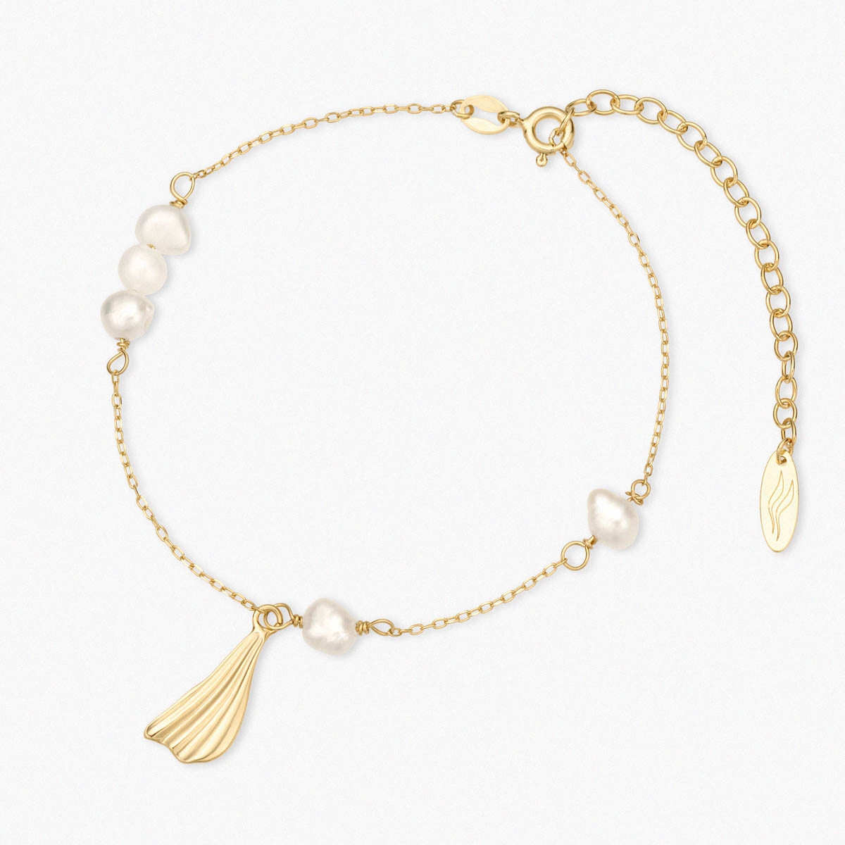 W.KRUK Bransoleta srebrna Follow