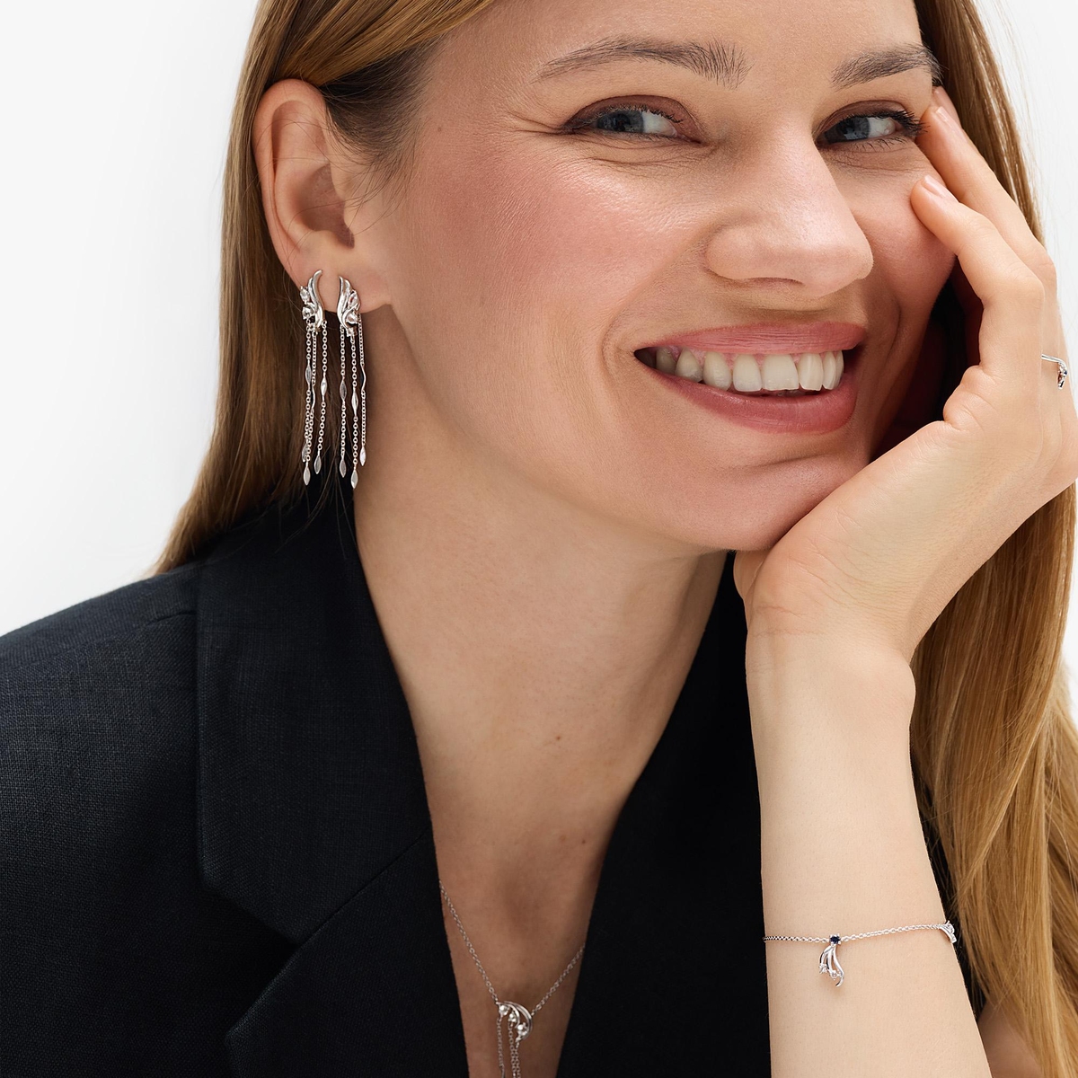 W.KRUK Kolczyki złote Follow