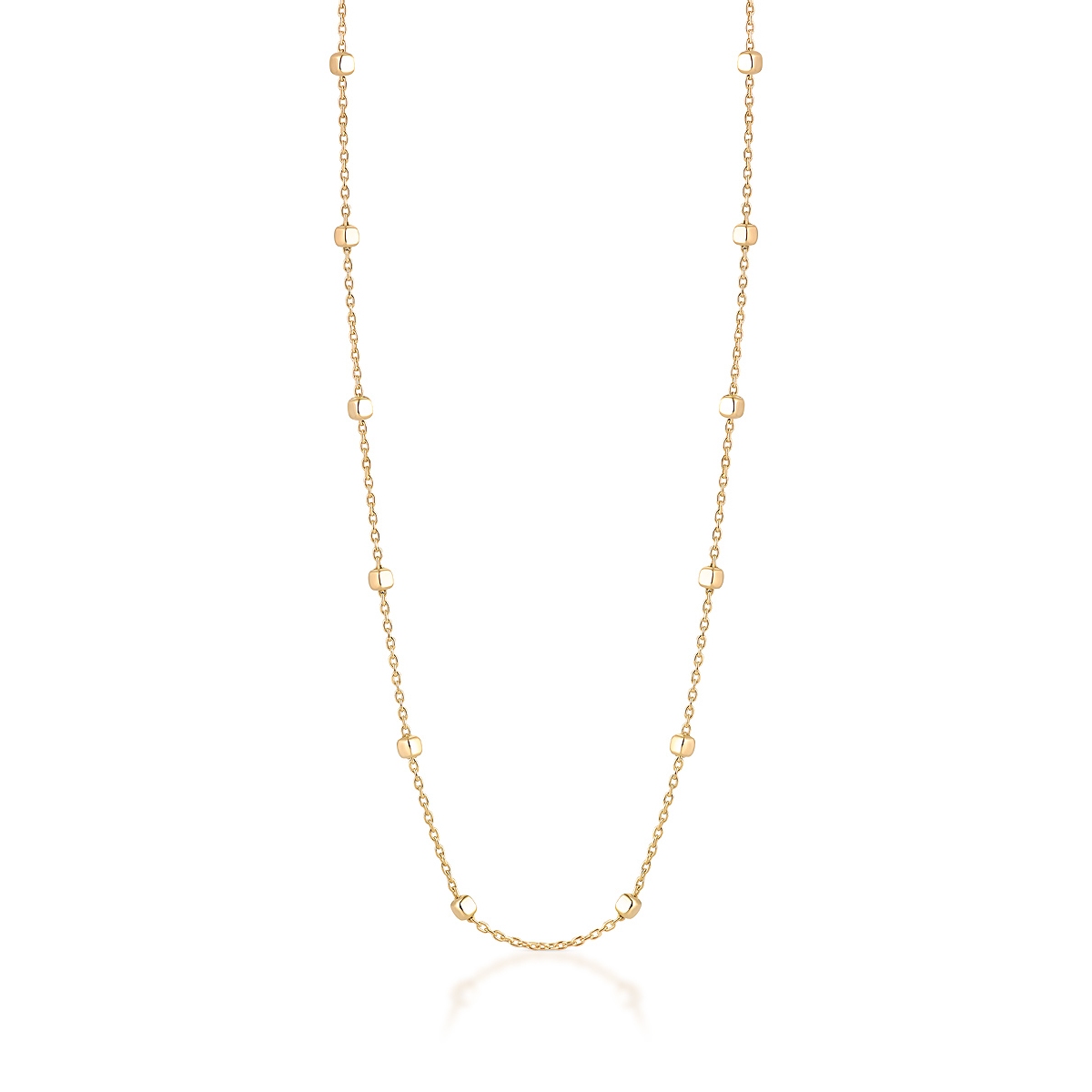 W.KRUK Naszyjnik srebrny pozłacany ażurowy