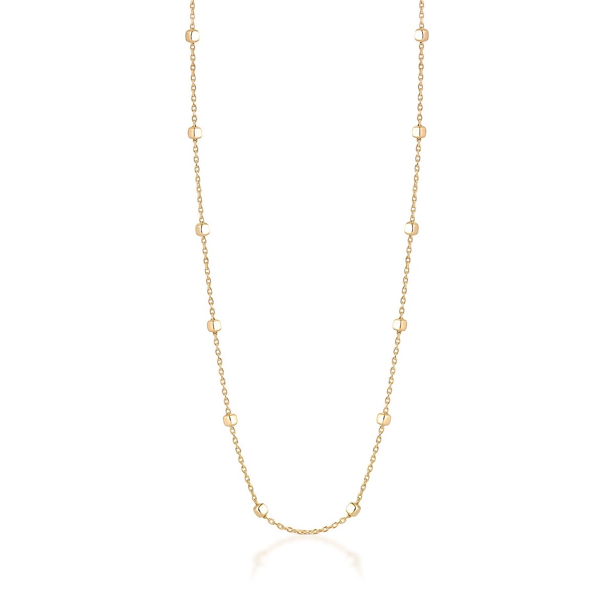 W.KRUK Naszyjnik srebrny pozłacany ażurowy