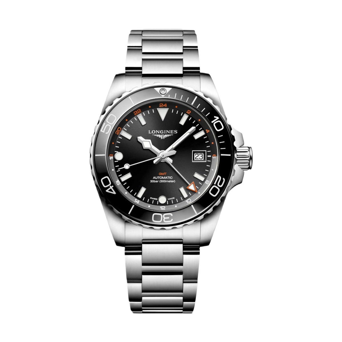 W.KRUK LONGINES HYDROCONQUEST GMT