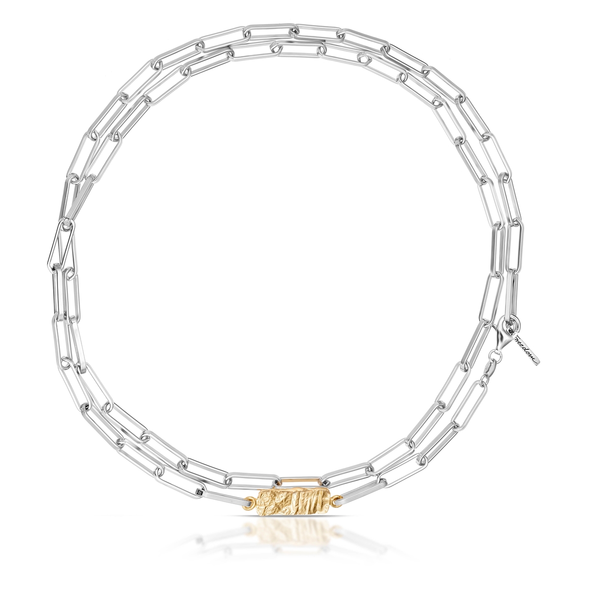 W.KRUK Naszyjnik srebrny FREEDOM ELEMENTS