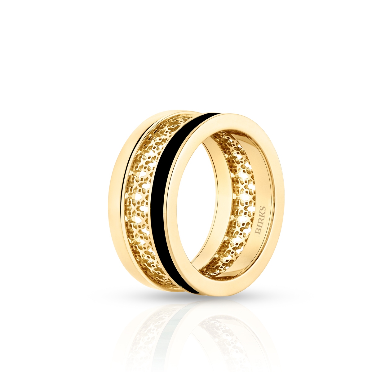 W.KRUK Pierścionek złoty Birks