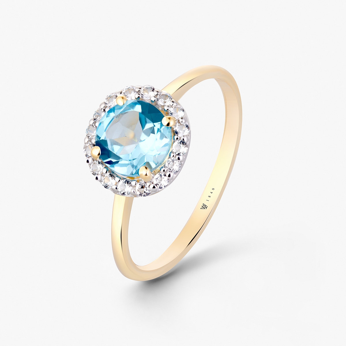 W.KRUK Pierścionek złoty Maria Antonina