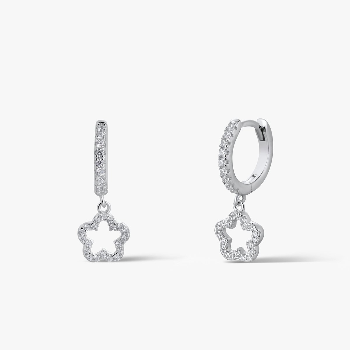 W.KRUK Kolczyki srebrne z cyrkoniami