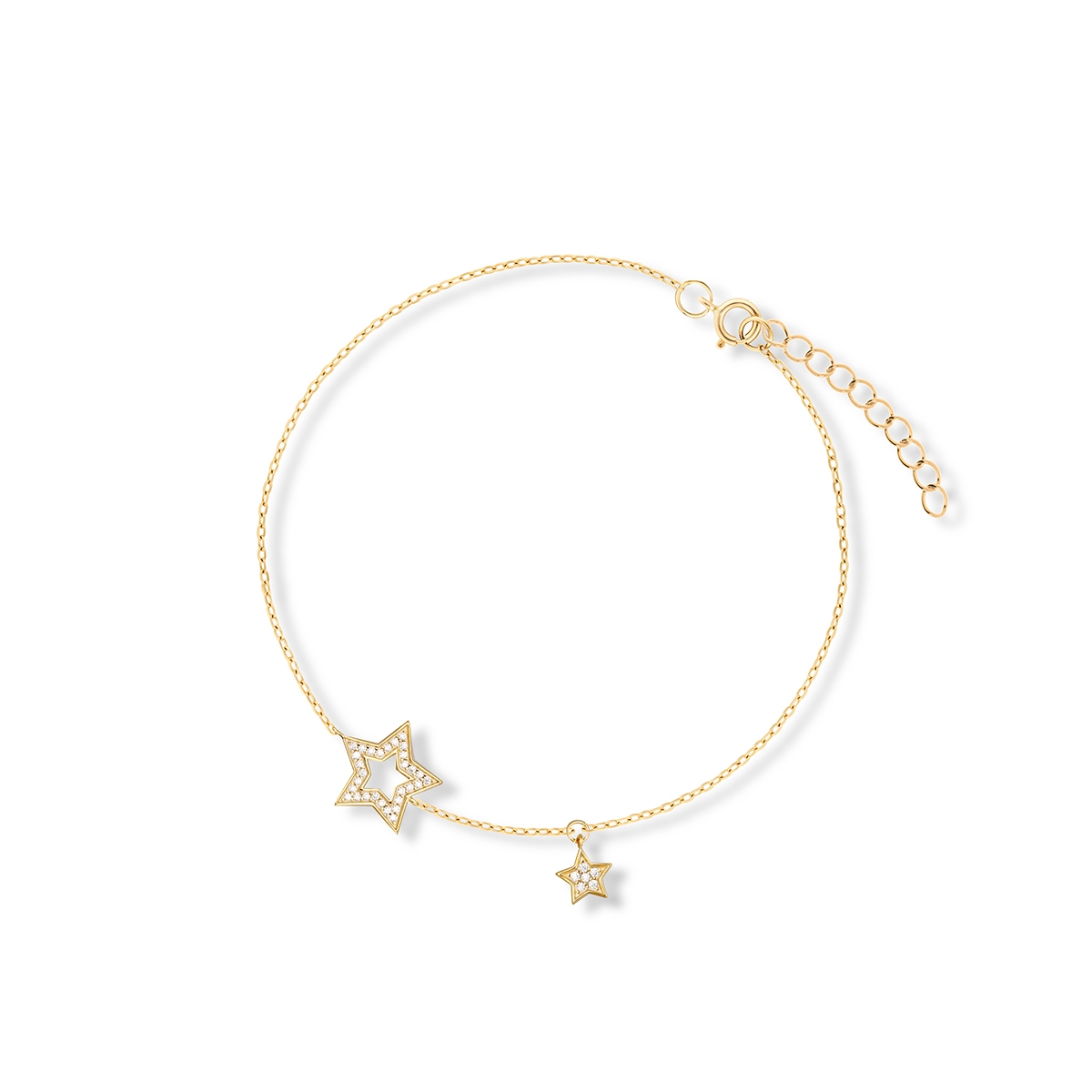 W.KRUK Bransoleta srebrna Little Star