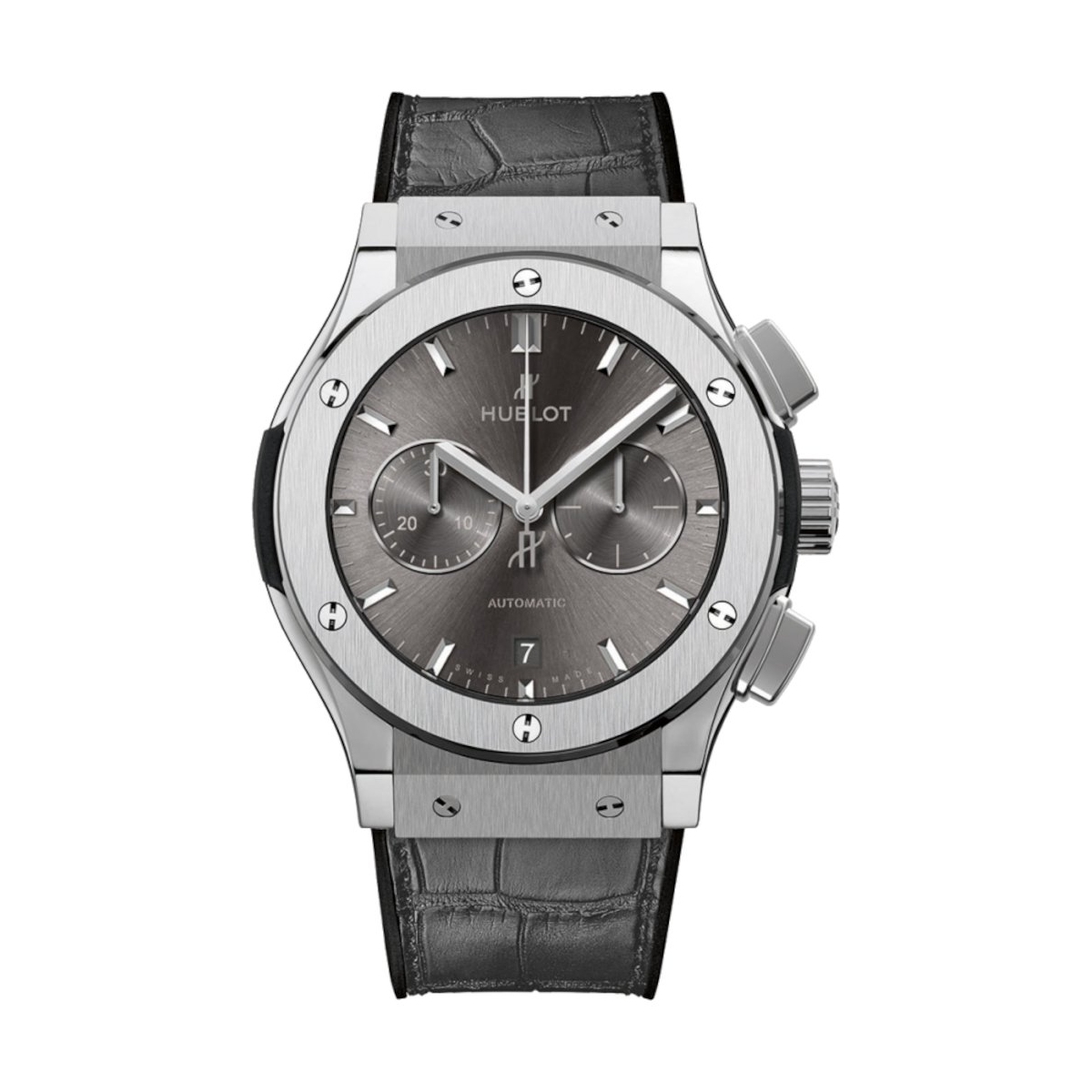 W.KRUK ZEGAREK HUBLOT CLASSIC FUSION RACING GREY CHRONOGRAPH TITANIUM