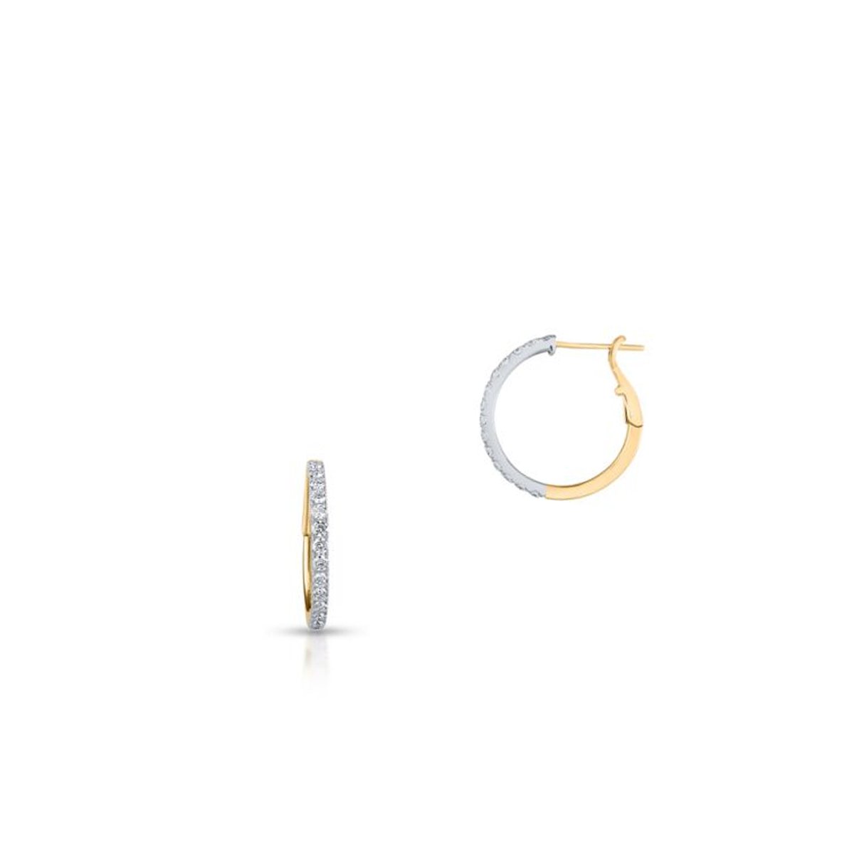 W.KRUK - Kolczyki złote z brylantami