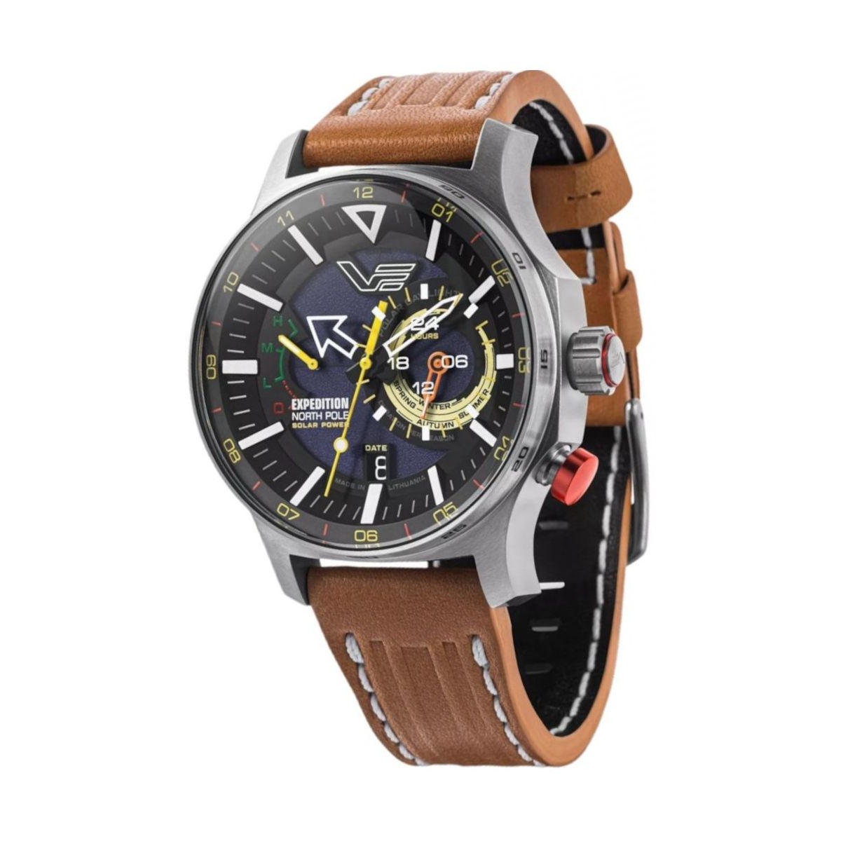 W.KRUK ZEGAREK VOSTOK EUROPE EXPEDITION NORTH POLE 1 POLAR LEGEND SOLAR