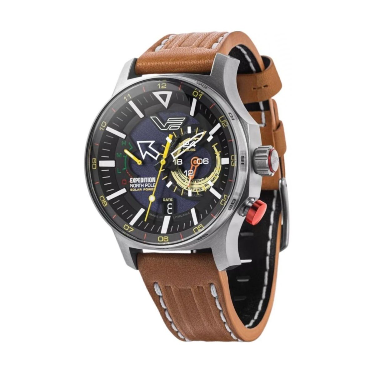 W.KRUK ZEGAREK VOSTOK EUROPE EXPEDITION NORTH POLE 1 POLAR LEGEND SOLAR