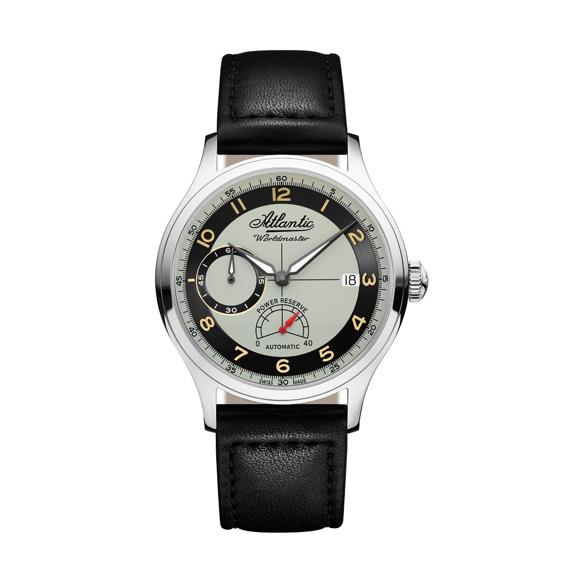 W.KRUK ZEGAREK ATLANTIC WORLDMASTER ORIGINAL POWER RESERVE AUTOMATIC