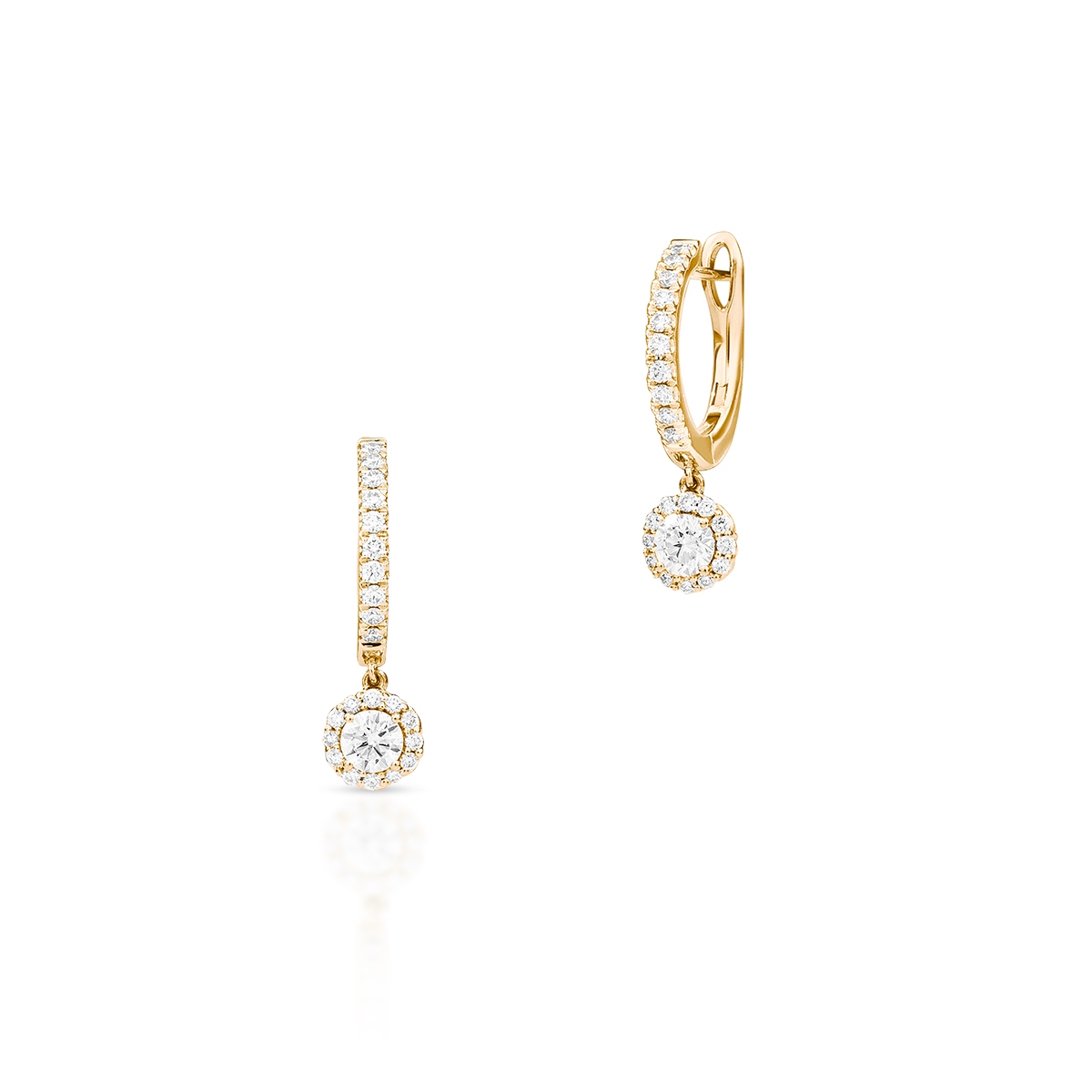 W.KRUK Kolczyki złote Recarlo