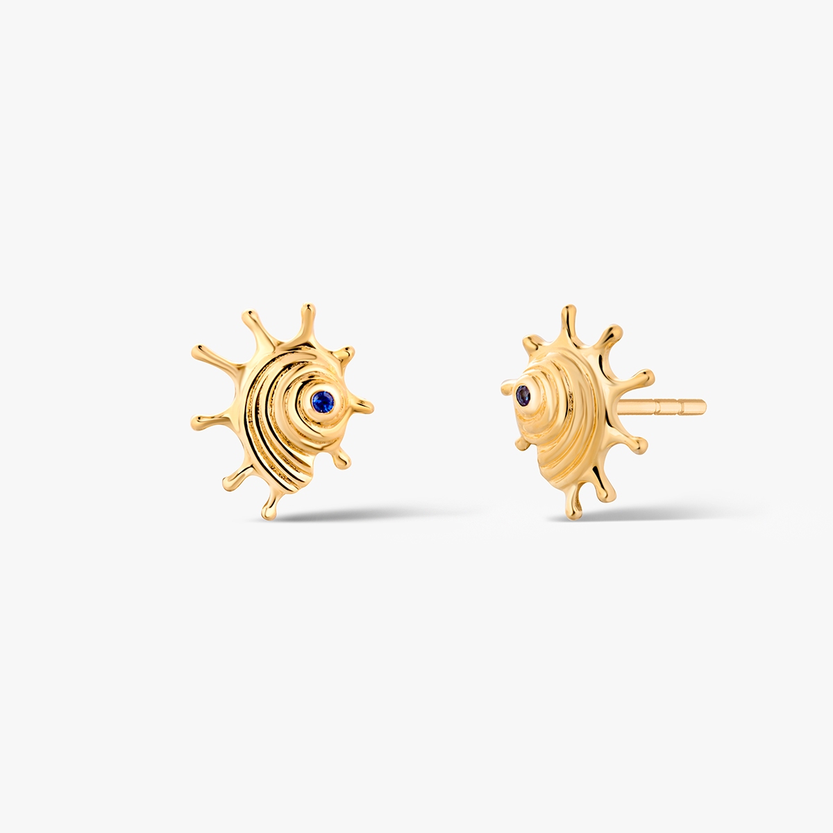 W.KRUK Kolczyki srebrne pozłacane