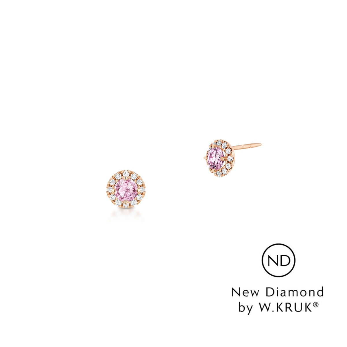 W.KRUK Kolczyki złote Doskonały