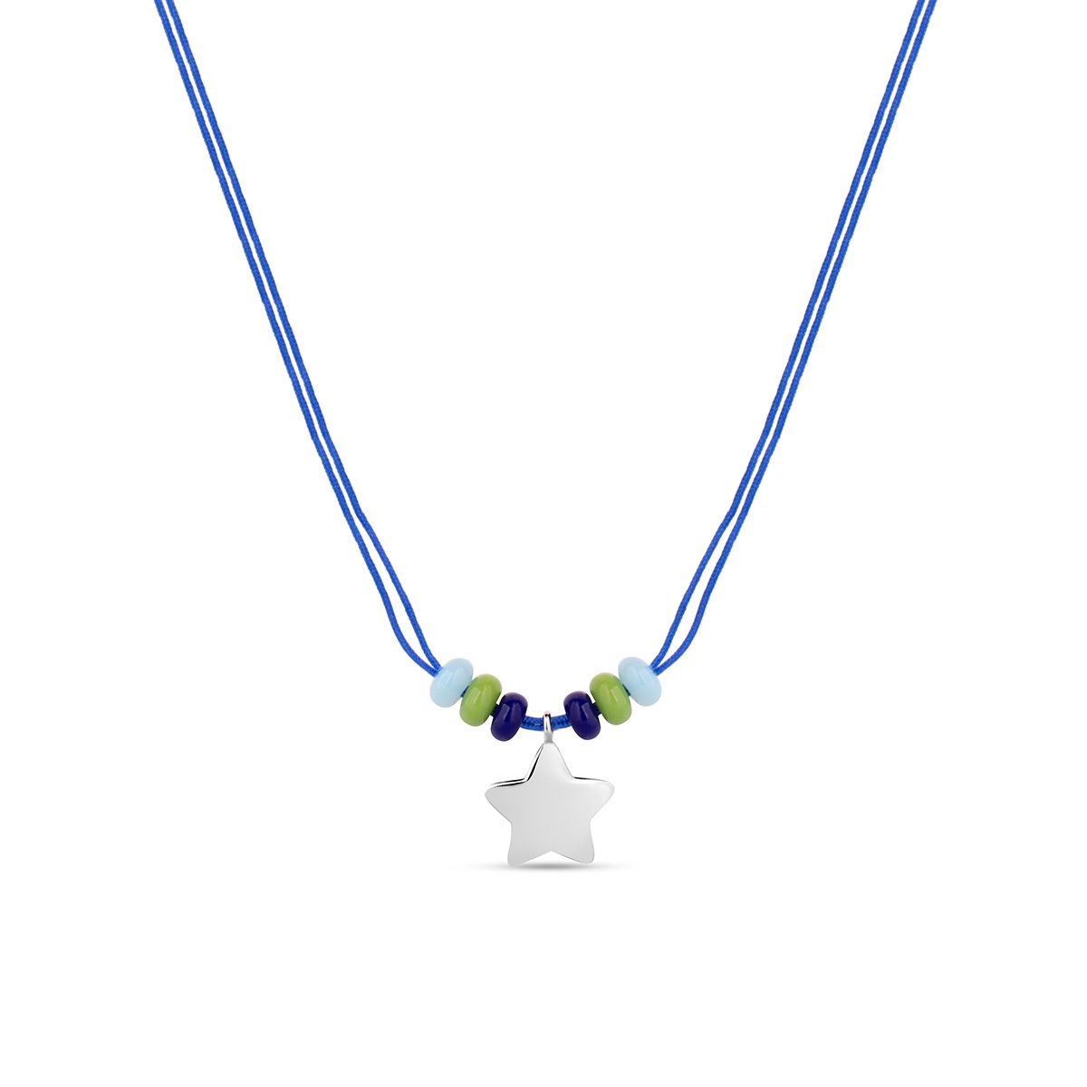 W.KRUK Naszyjnik srebrny z motywem gwiazdki