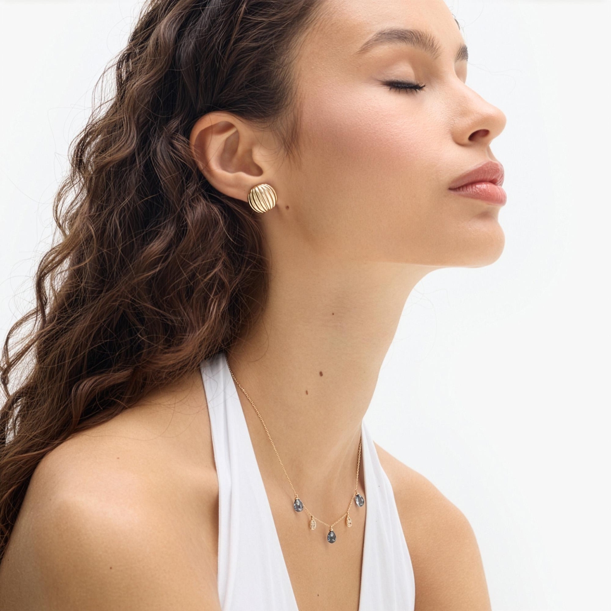 W.KRUK Kolczyki złote