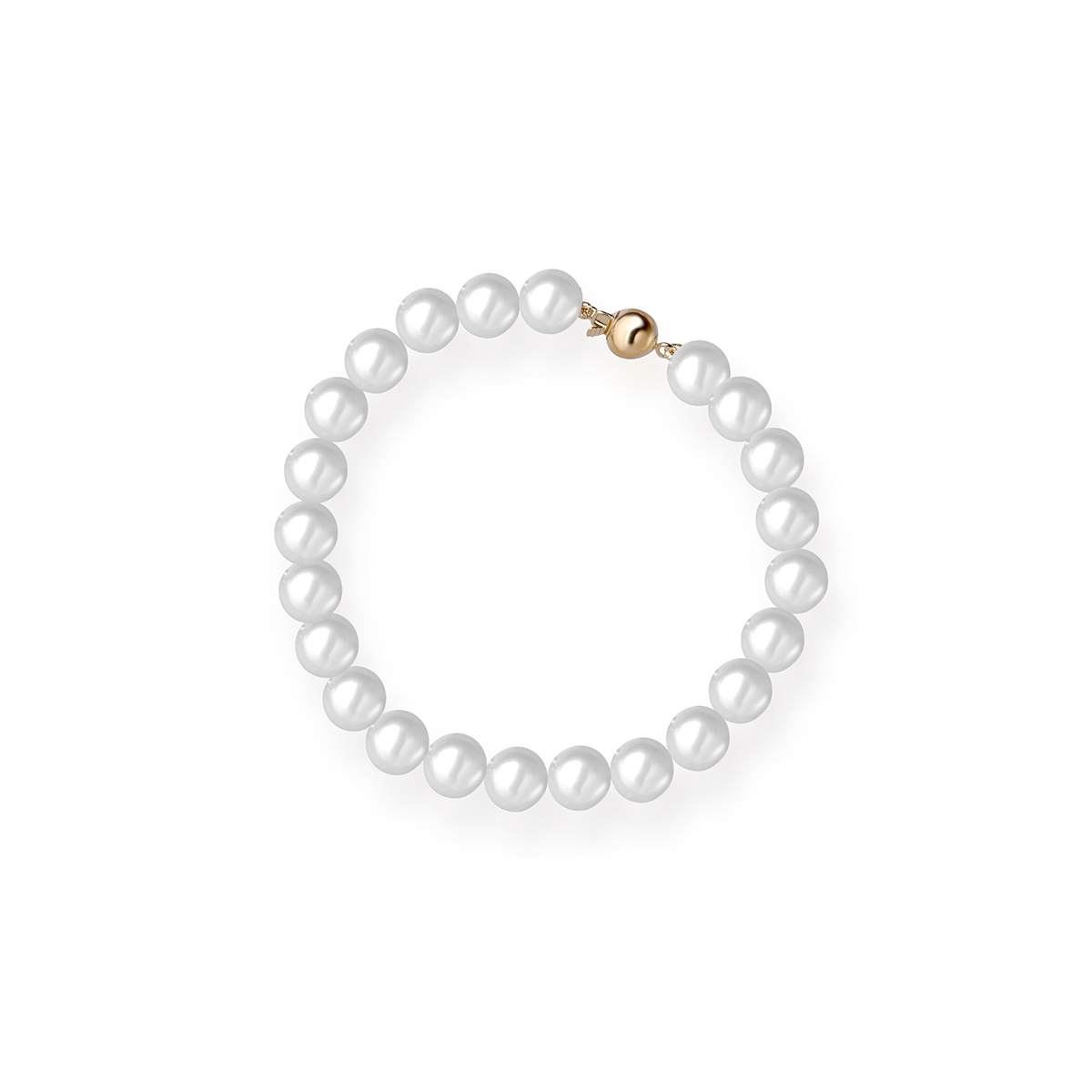 W.KRUK Bransoleta złota z perłami