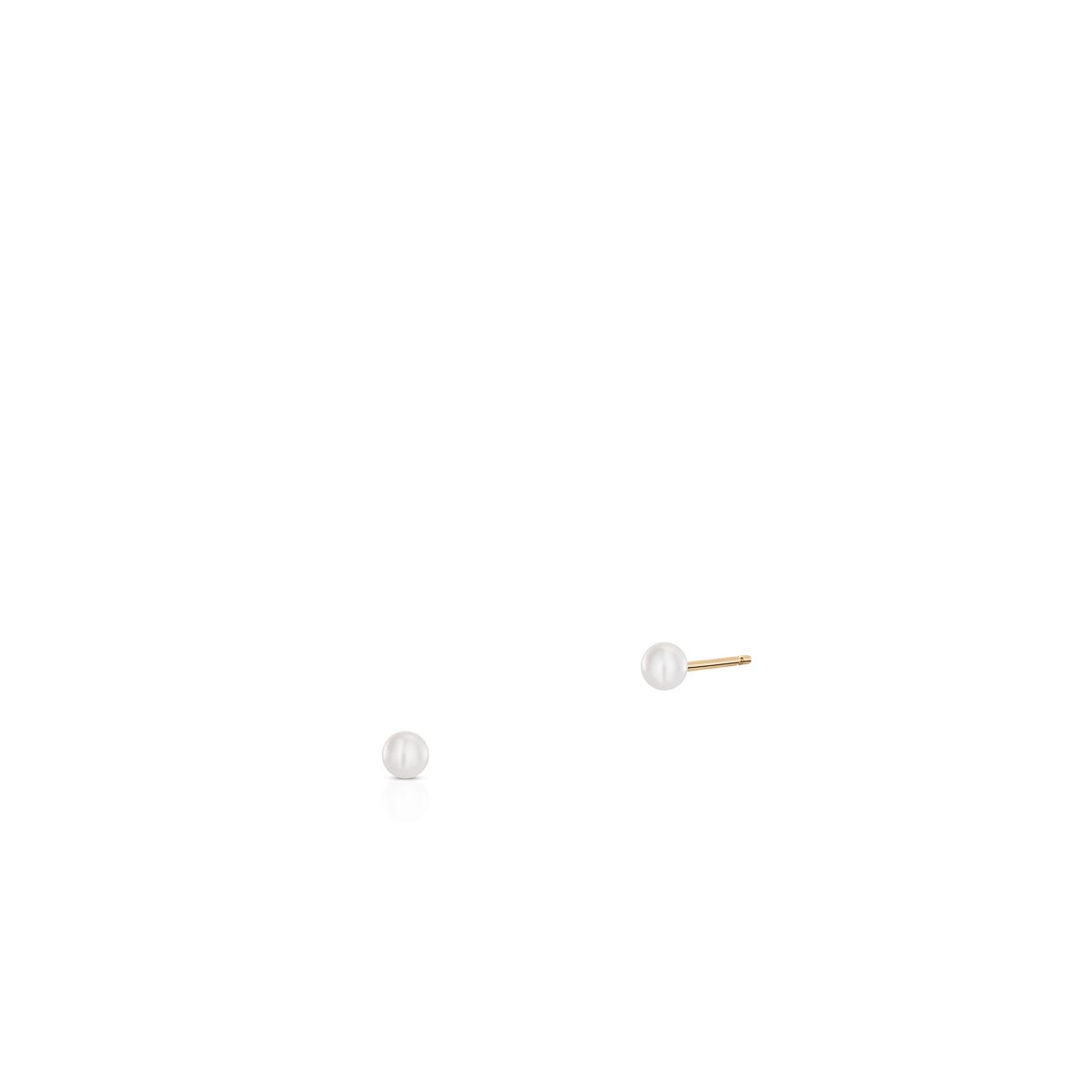 W.KRUK - Kolczyki złote z perłami