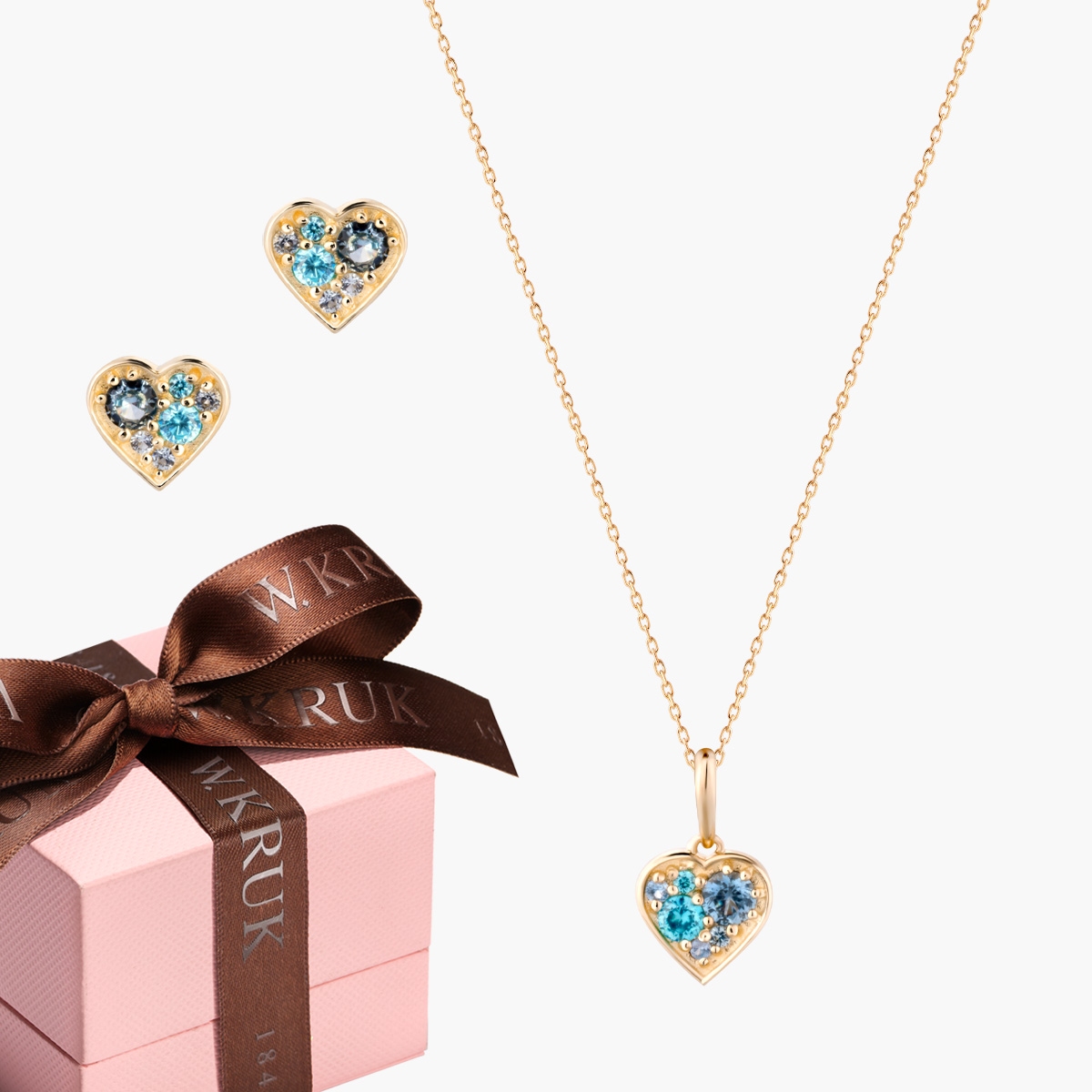 W.KRUK KOMPLET NIEBIESKIE SERCE