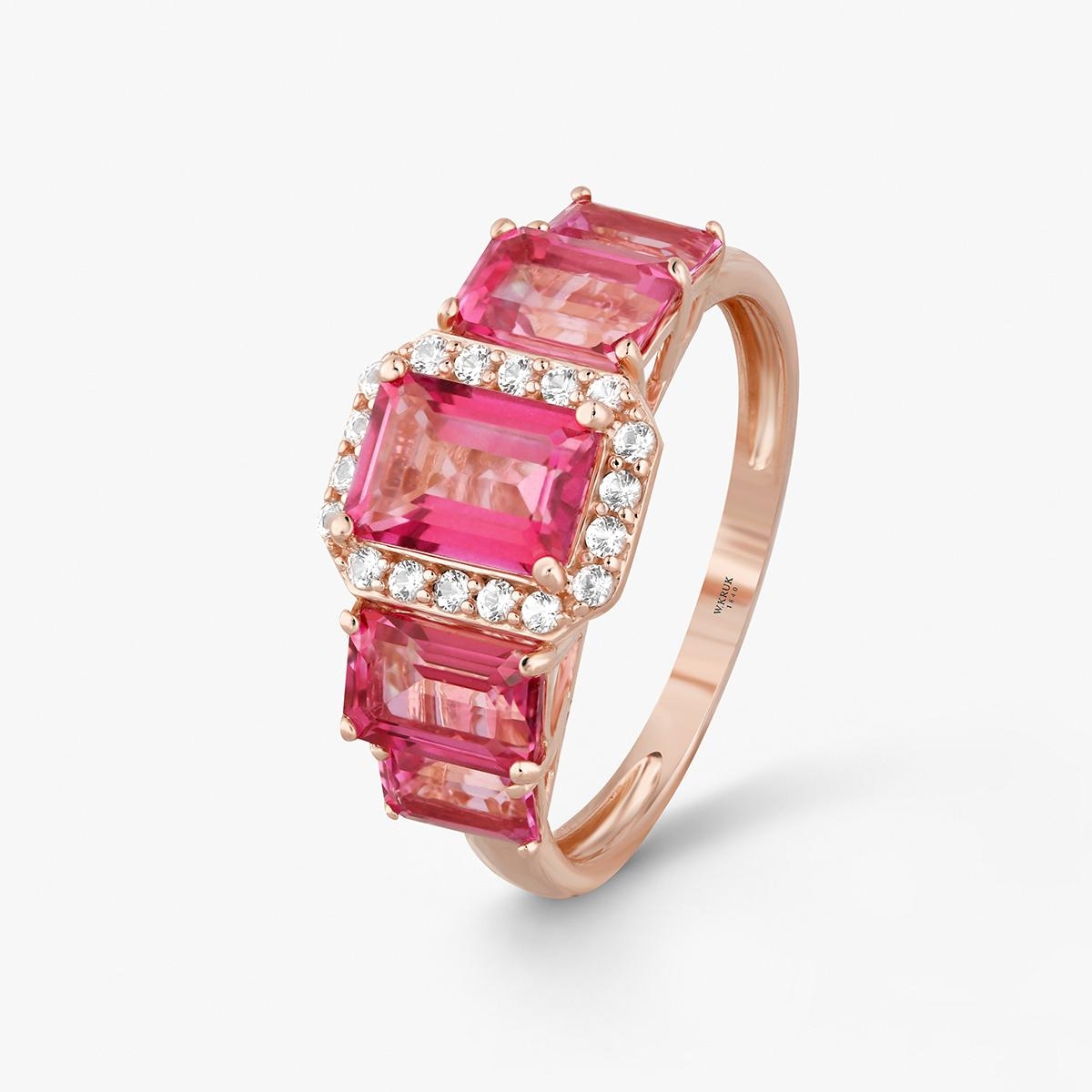 W.KRUK Pierścionek złoty Diva