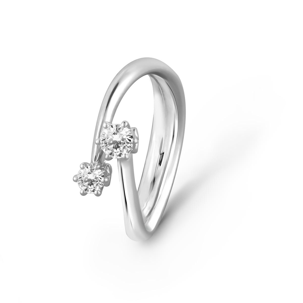 W.KRUK Pierścionek złoty Recarlo