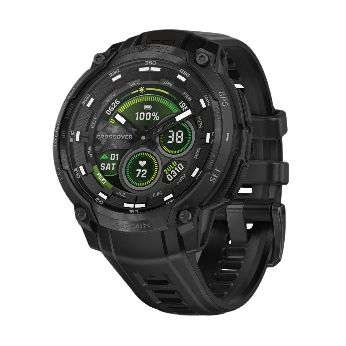 W.KRUK ZEGAREK GARMIN INSTINCT CROSSOVER AMOLED TACTICAL EDITION 46,6MM