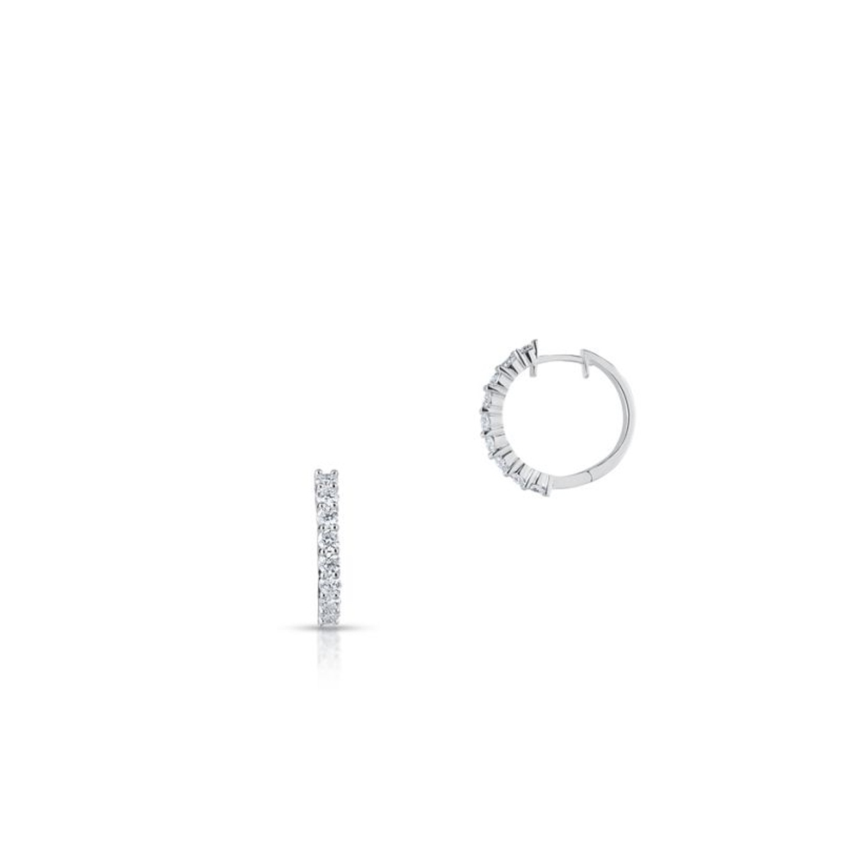 W.KRUK Kolczyki białe złoto z brylantami