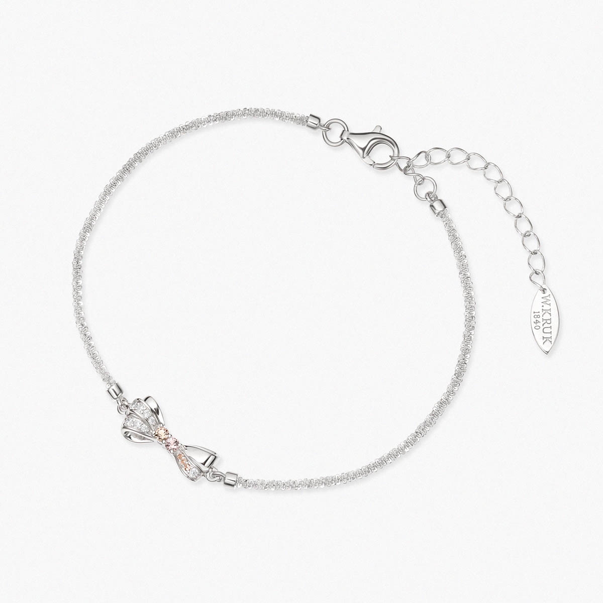 W.KRUK Bransoleta srebrna Balerina