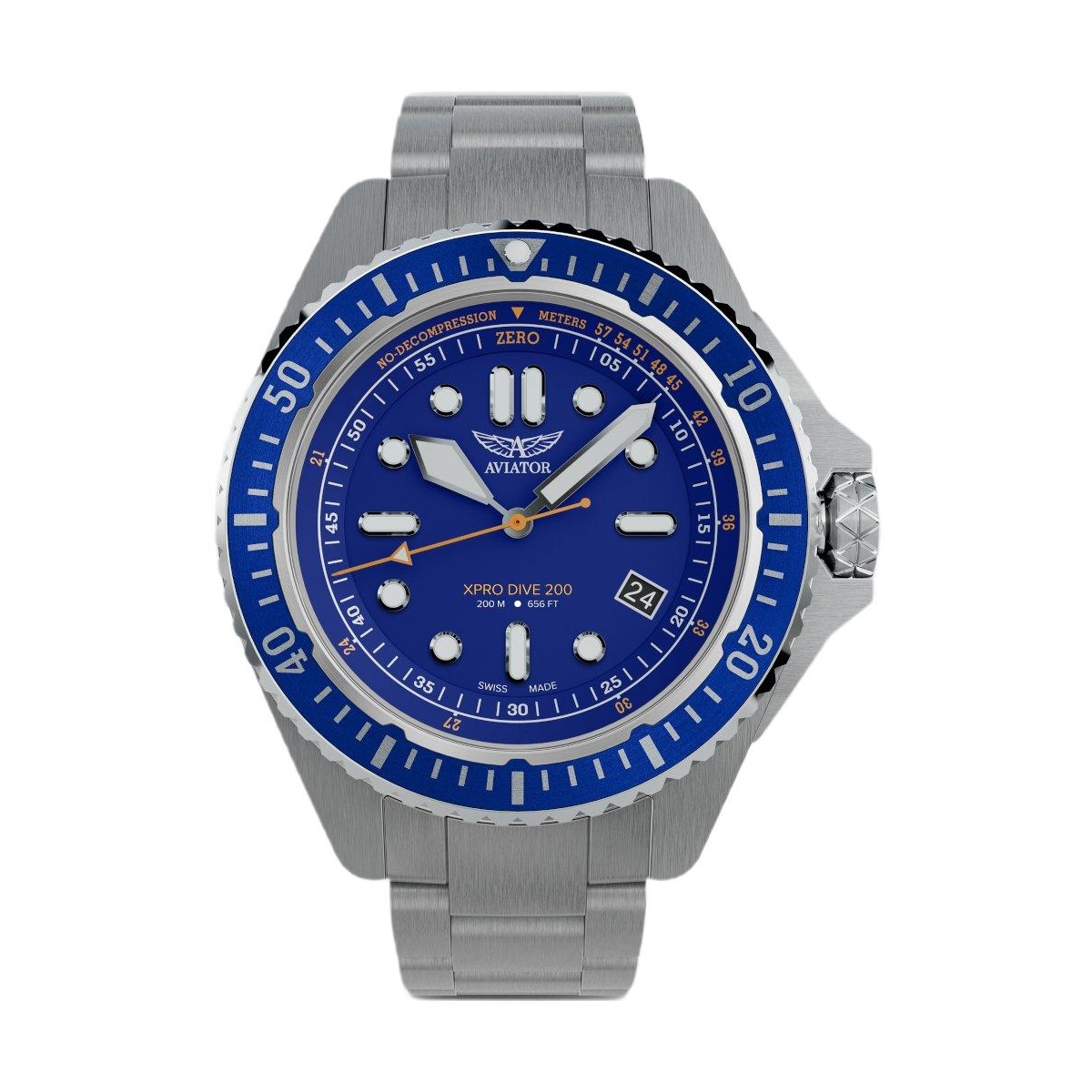 W.KRUK ZEGAREK AVIATOR XPRO DIVE 200