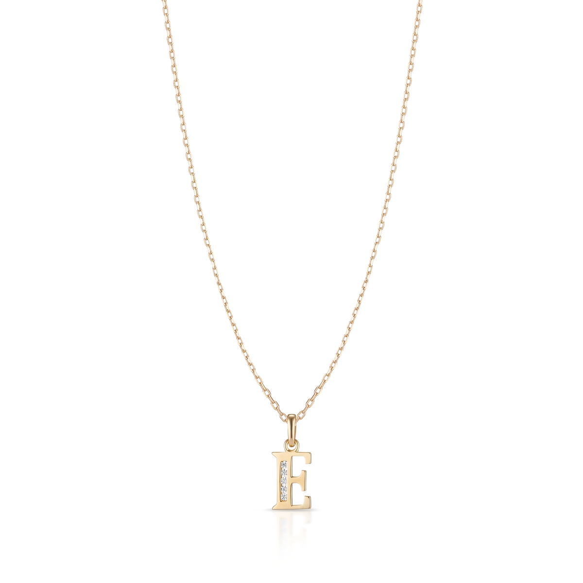 W.KRUK Wisiorek złoty literka E