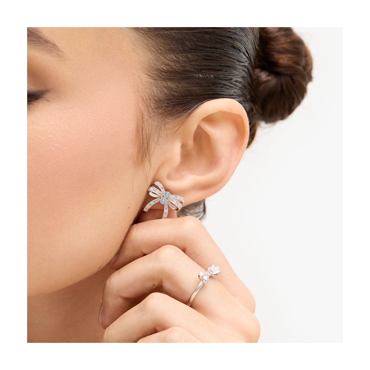 W.KRUK Kolczyki srebrne Balerina