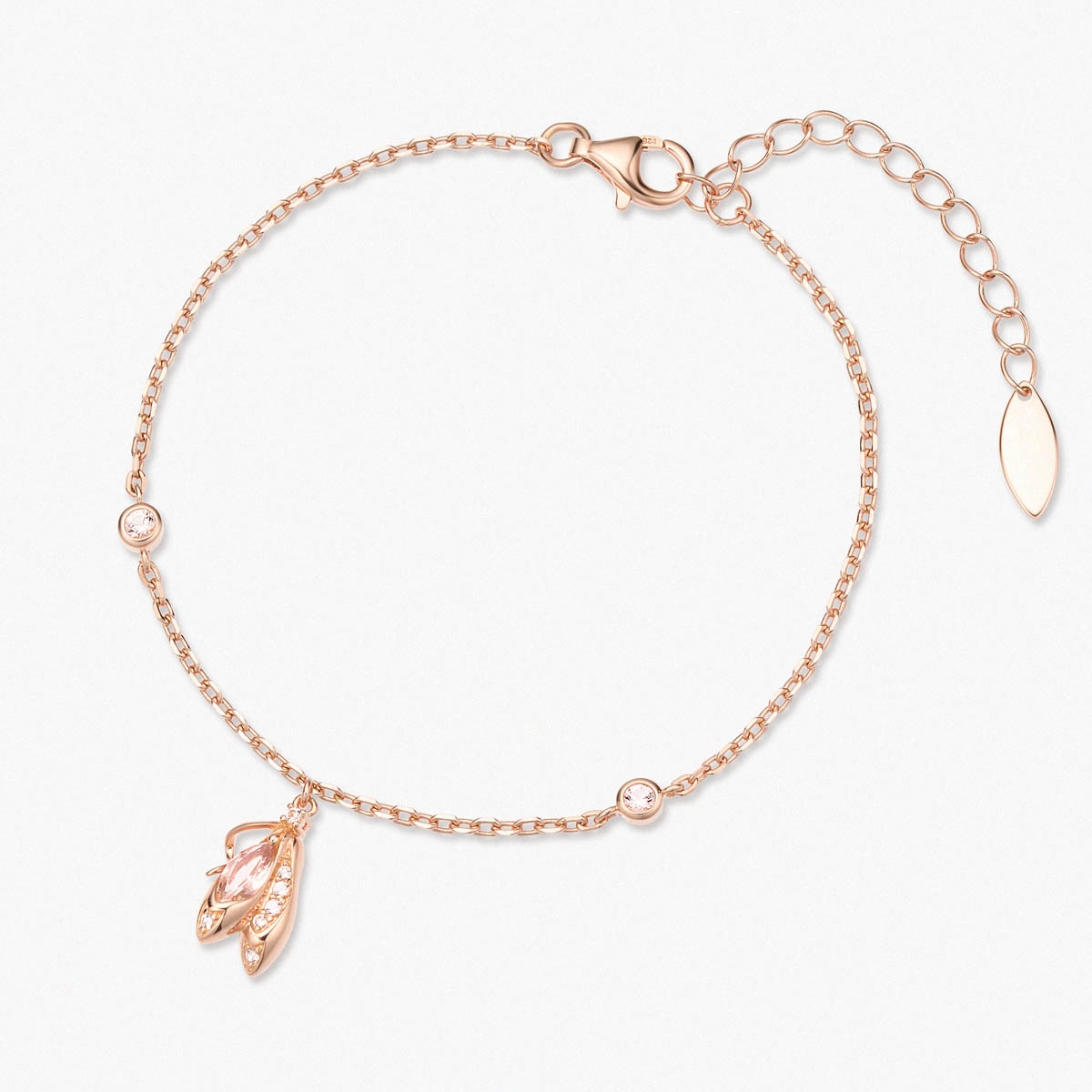 W.KRUK Bransoleta srebrna Balerina